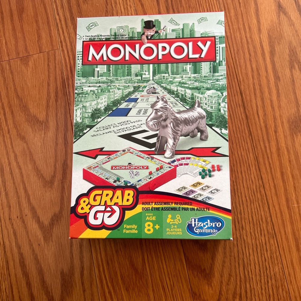 Monopoly Grab & Go - Multicolor